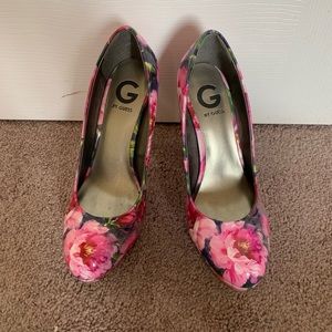 Floral Guess Heels